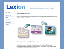 Tablet Screenshot of lexion.co.uk